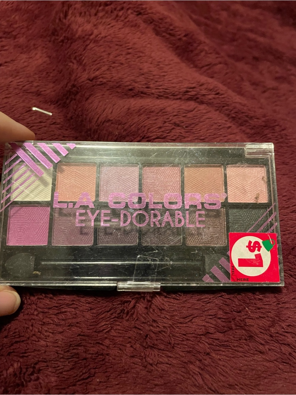 L.A. Colors Pink & Plum Eyeshadow Palette